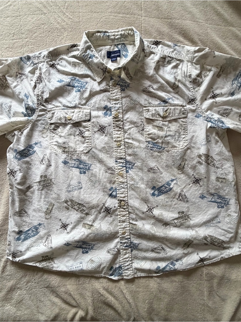 Basic Editions Short-Sleeve Printed SS shirt 3XL